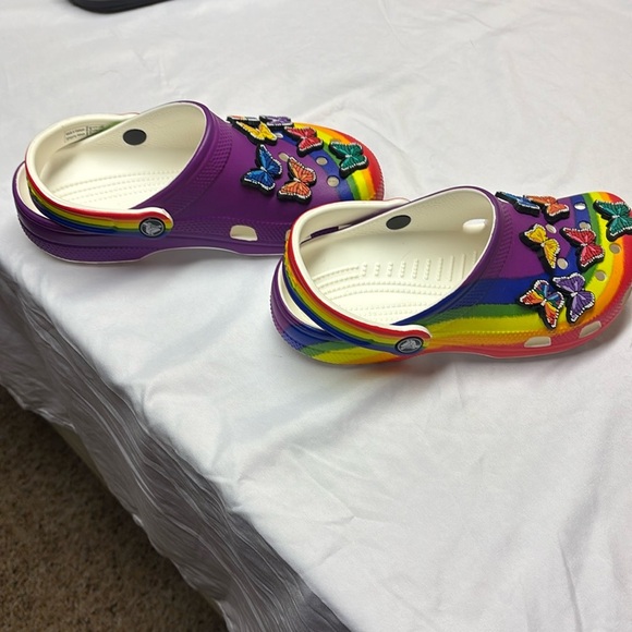 Colorful Butterfly Crocs - Picture 4 of 5